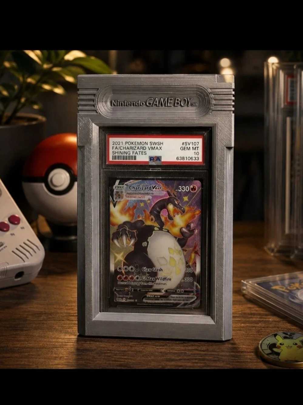 Nintendo Game Boy Style PSA & Graded Card Display Frame/Protector